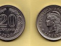 20 Centavos Argentina 1957 KM# 55. Uploaded by concordiense